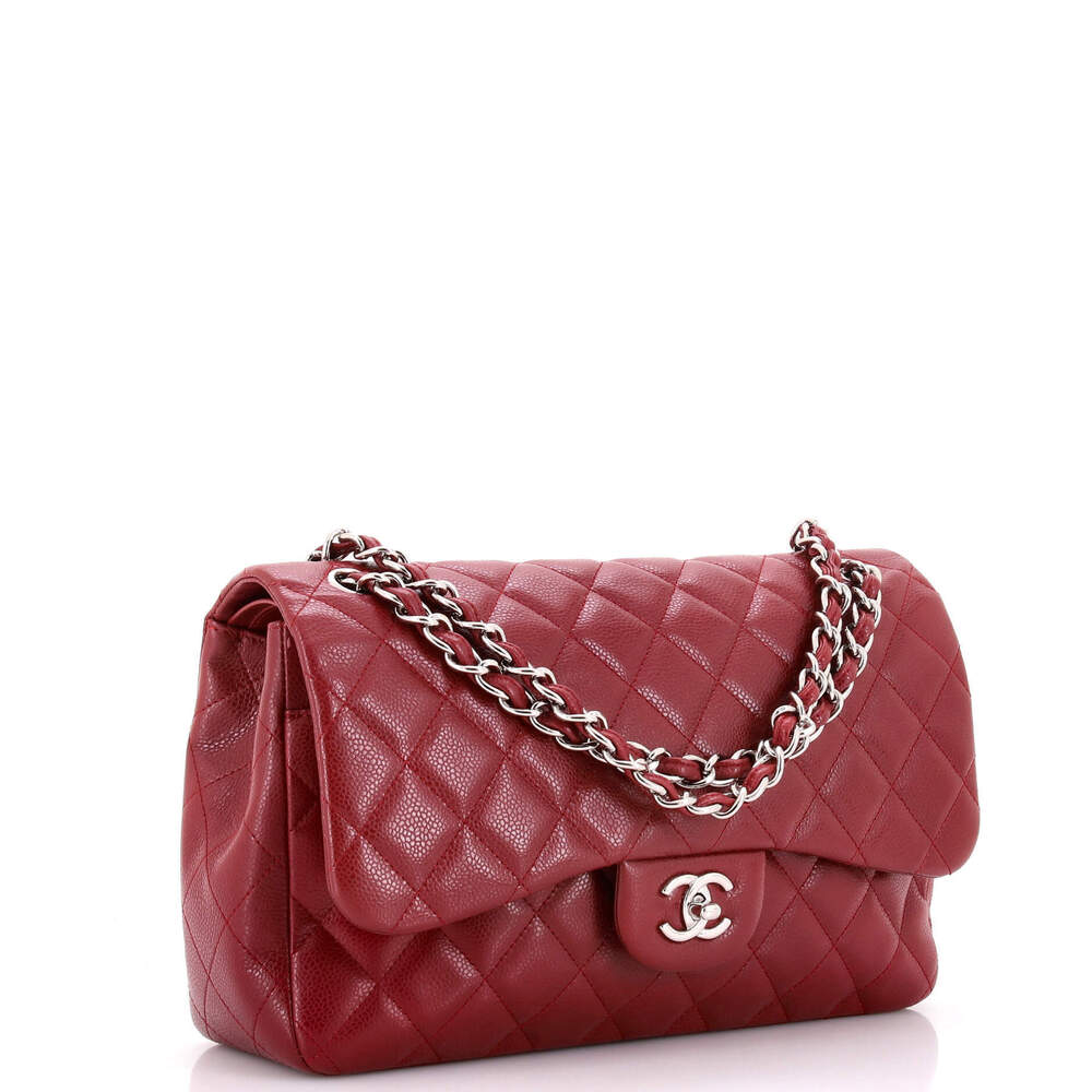 Chanel Jumbo Classic Double Flap Bag Quilted Caviar - Picture 2 of 5